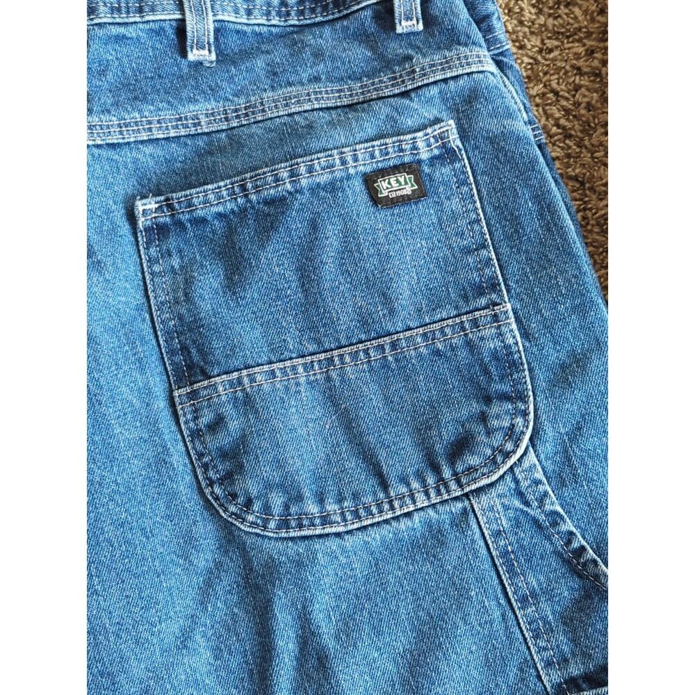 KEY Carpenter Jeans 38x29 Lot Of 2 Baggy Straight Skater Y2K Workwear